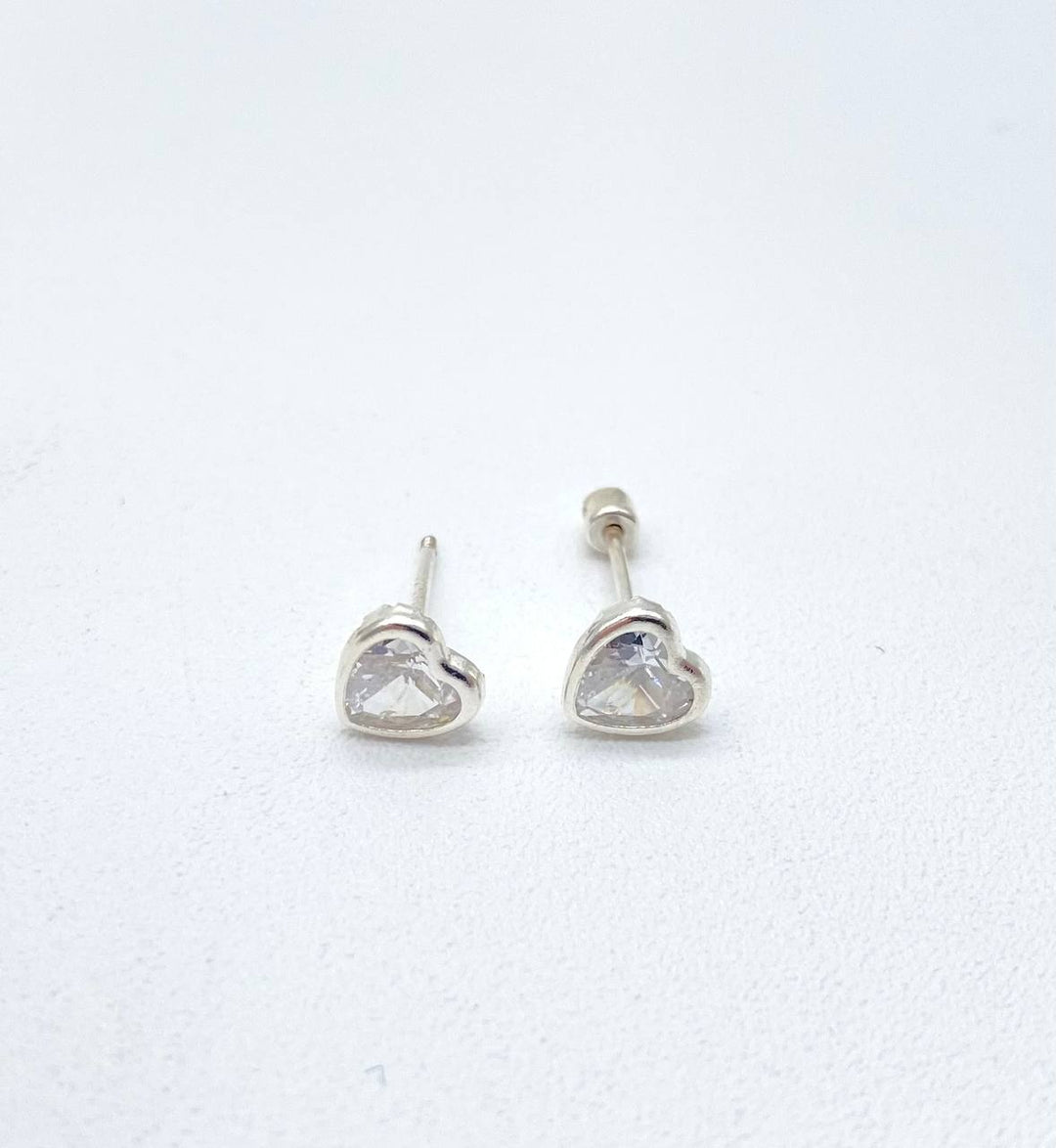 BROQUEL CORAZÓN BICELADO #5 PLATA 925
