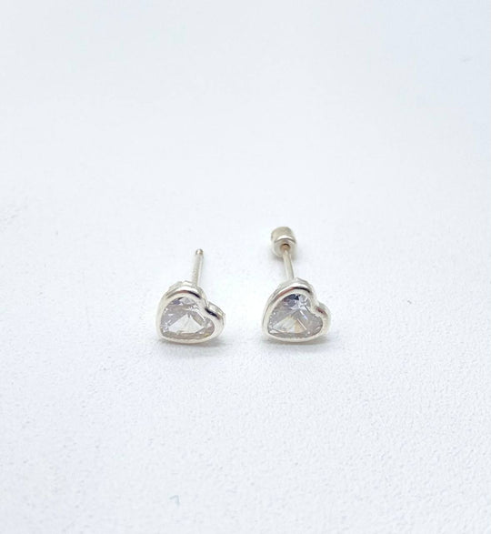 BROQUEL CORAZÓN BICELADO #5 PLATA 925