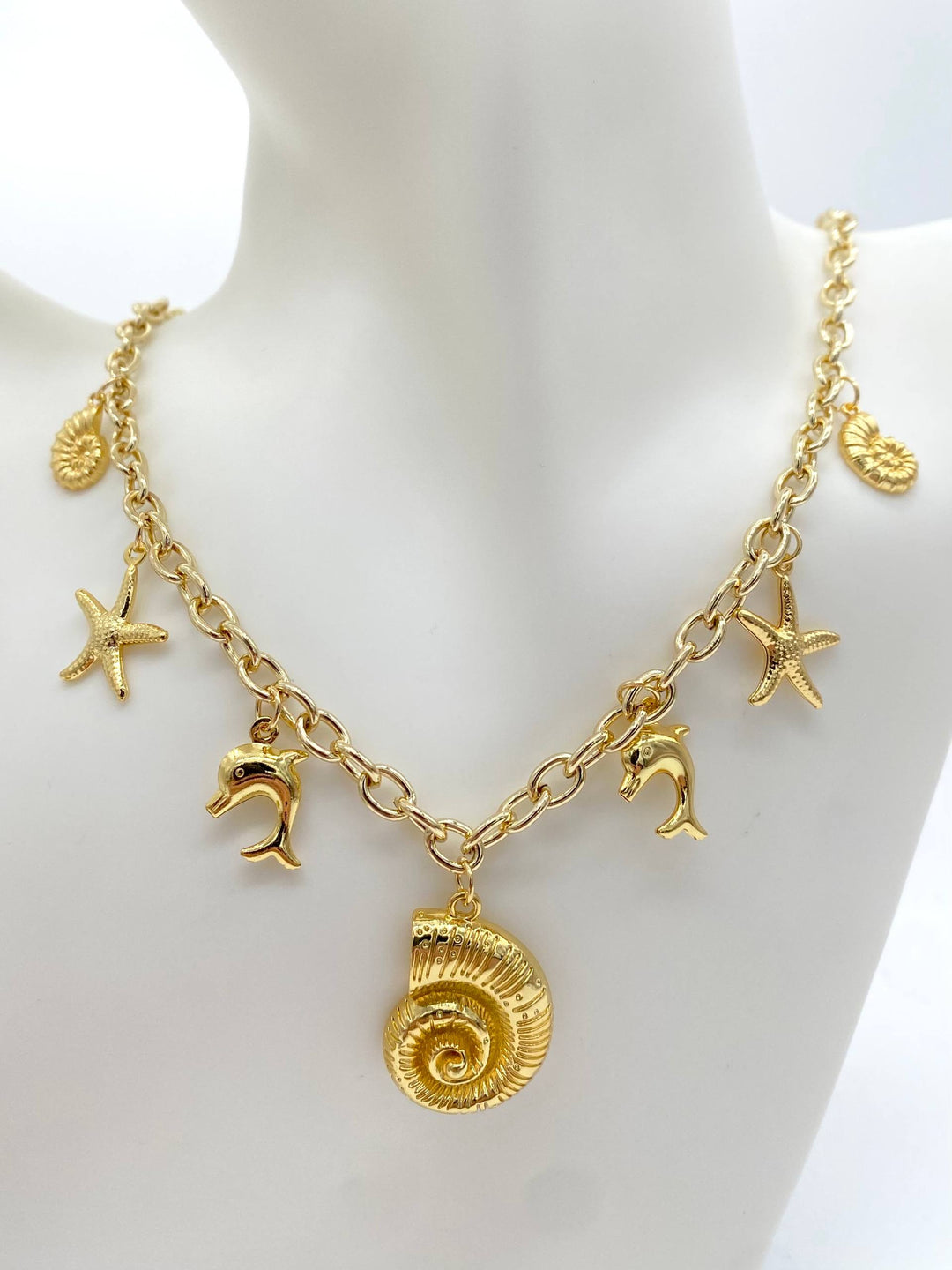 CADENA MAR CHAPA DE ORO 18K