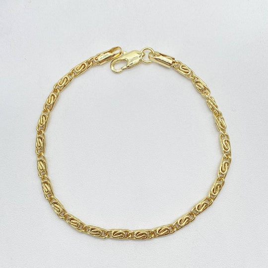 PULSO CHAPA DE ORO 18K