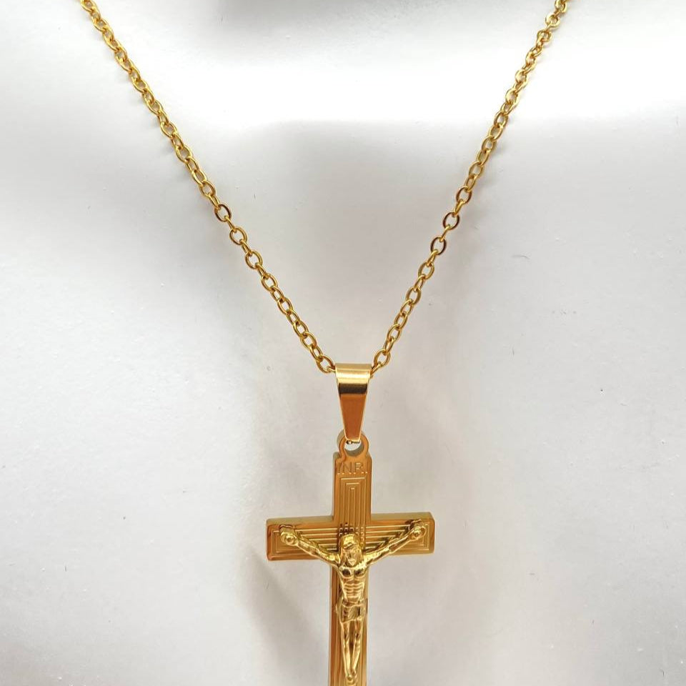 CADENA CRUZ ACERO INOXIDABLE