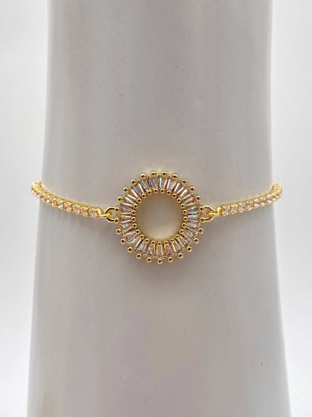 PULSO CIRCULO CHAPA DE ORO 18K