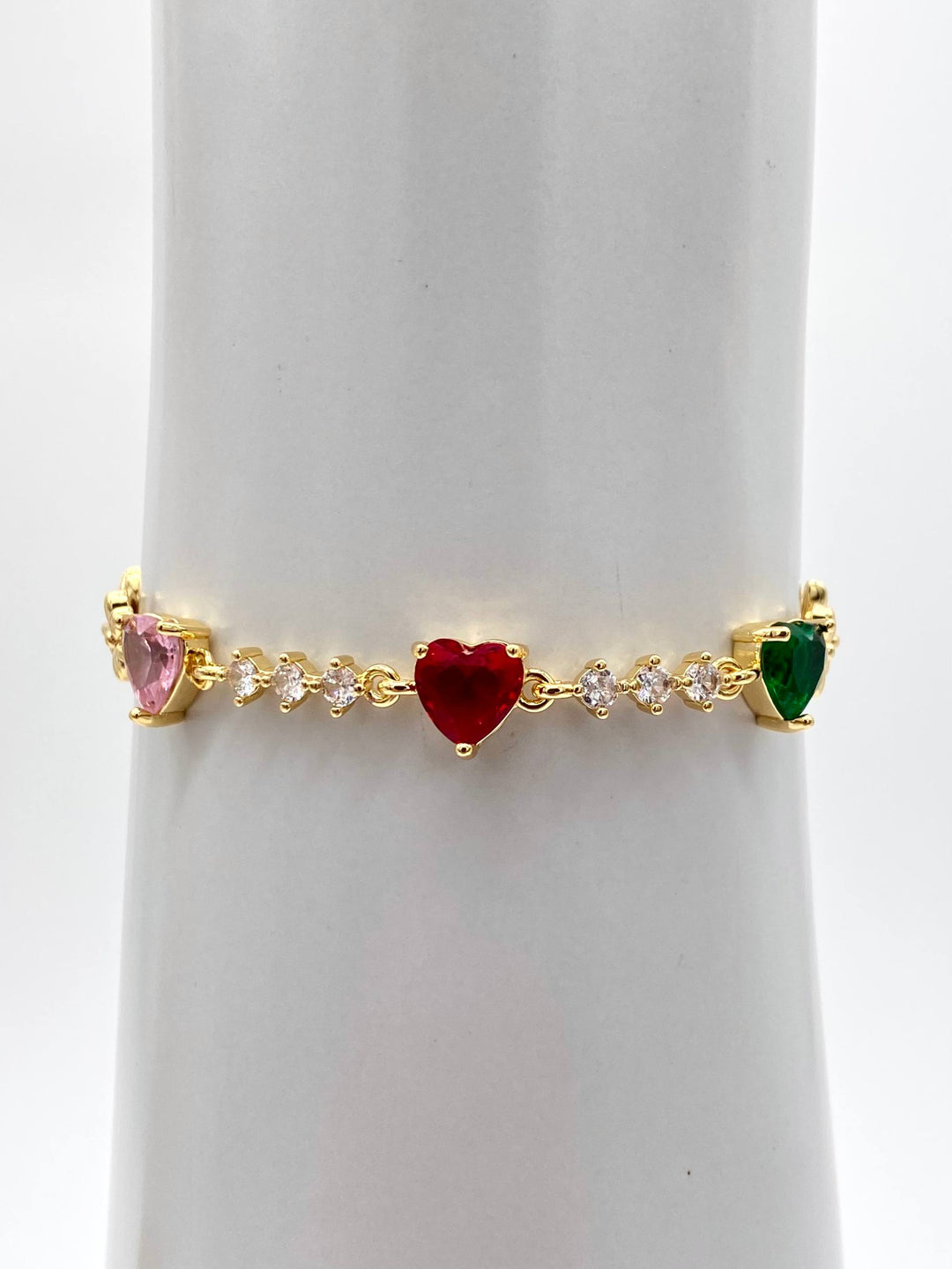 PULSERA TRES CORAZONES