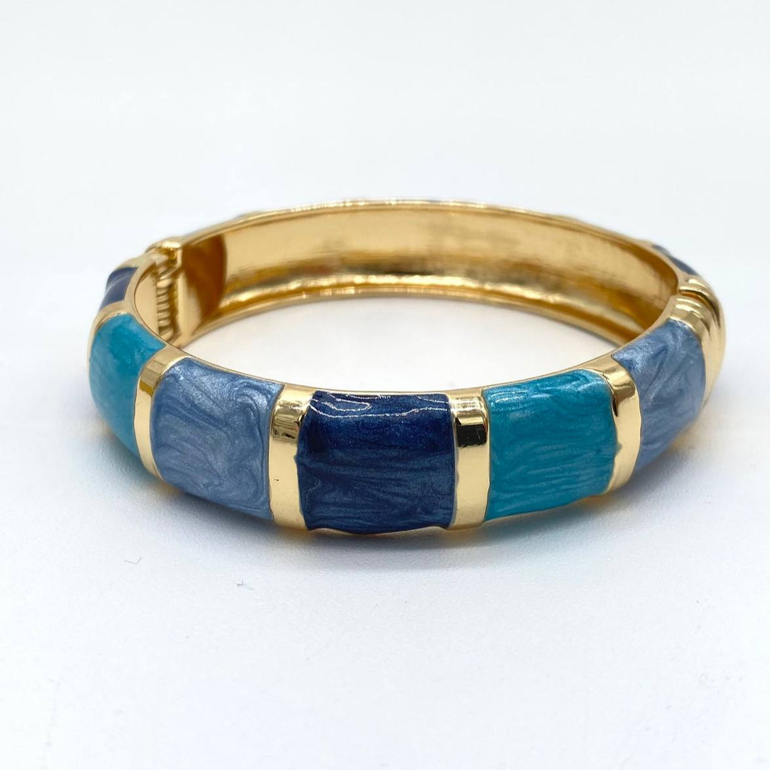 BRAZALETE AZUL ESMALTADO