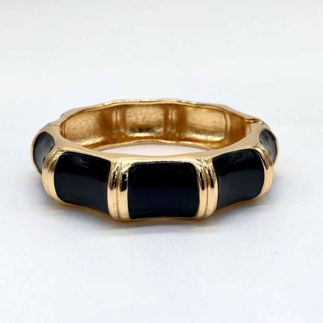 BRAZALETE ESMALTADO NEGRO