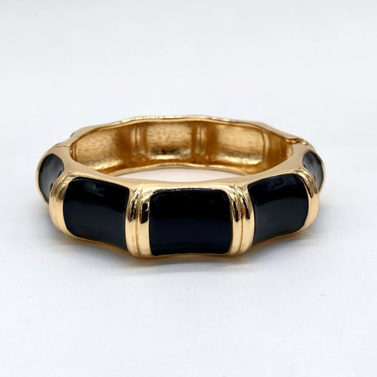 BRAZALETE ESMALTADO NEGRO