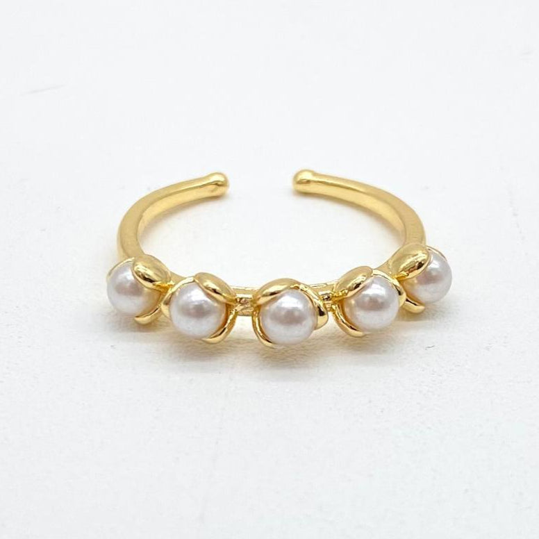 ANILLO 5 PERLAS