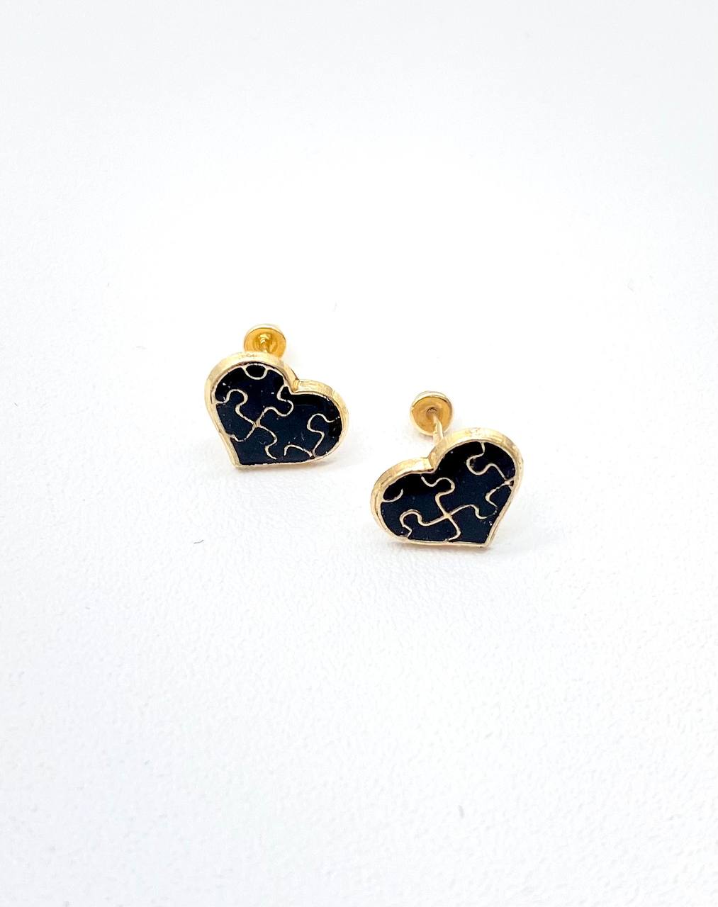 CORAZÓN ROMPECABEZAS NEGRO