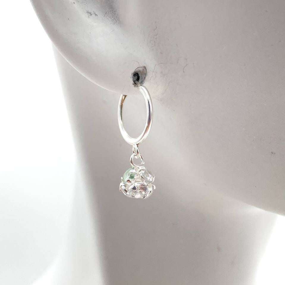 ARETE CIRCULO CON ZIRCONIAS 925
