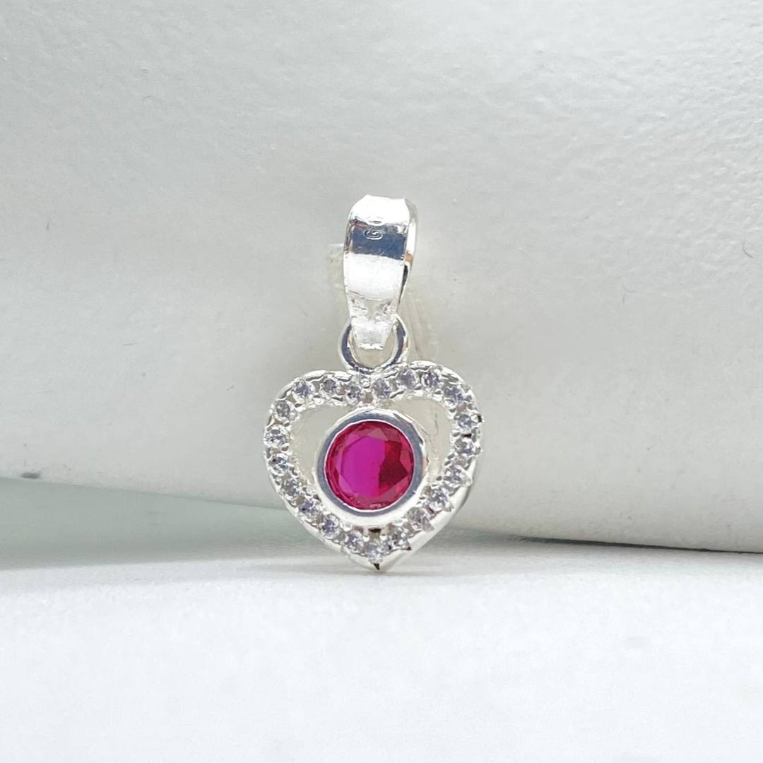DIJE CORAZON MINI PLATA 925