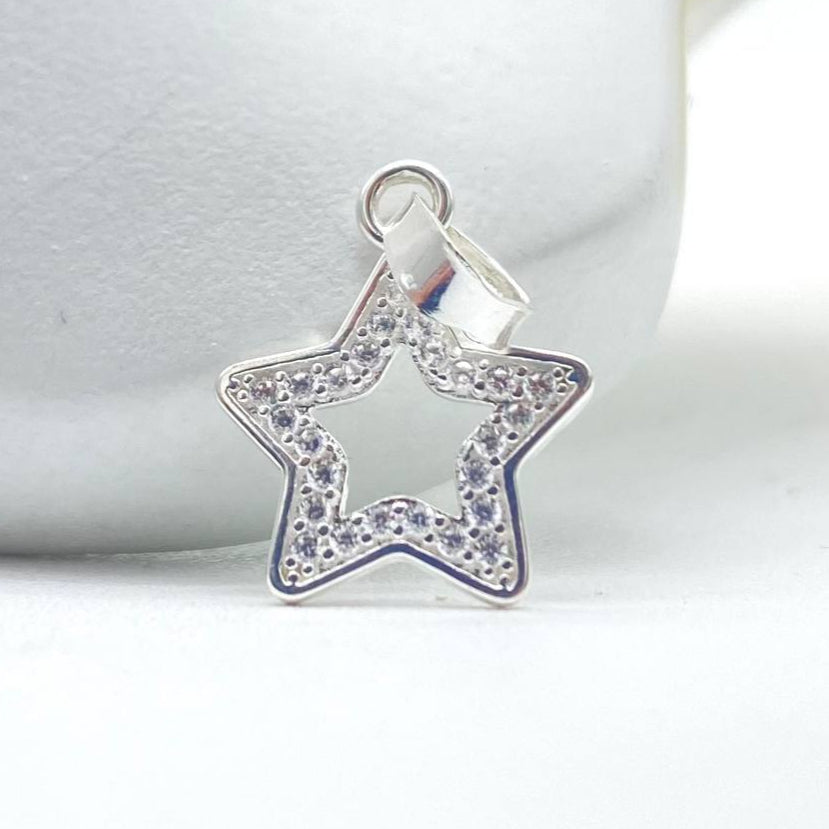 DIJE ESTRELLA PLATA 925