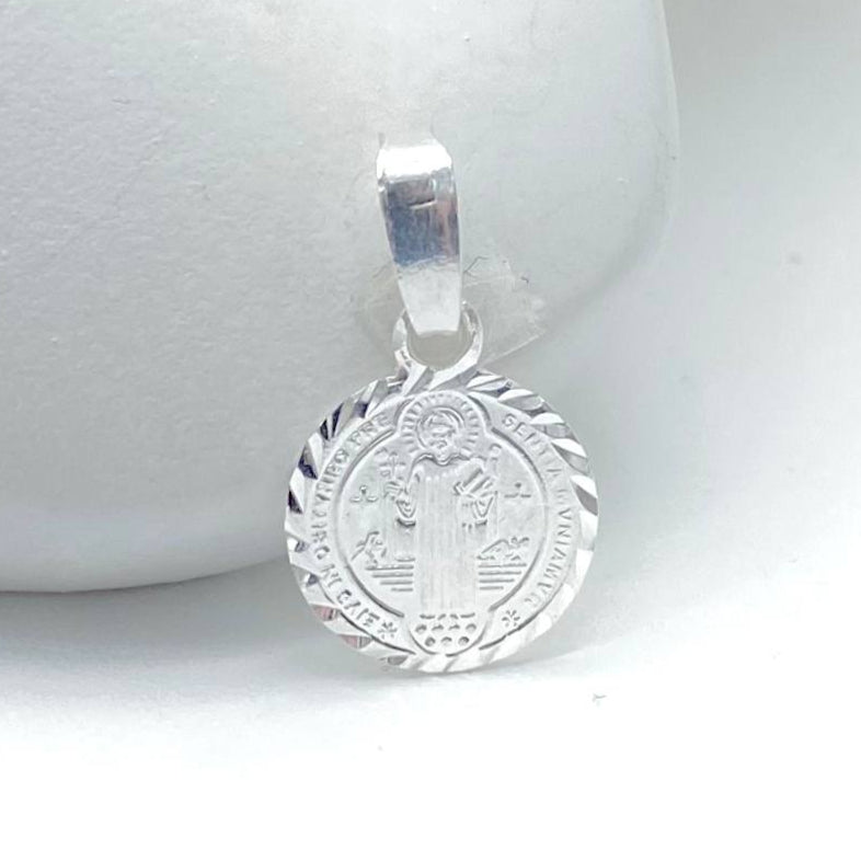 MEDALLA MINI SAN BENITO PLATA 925