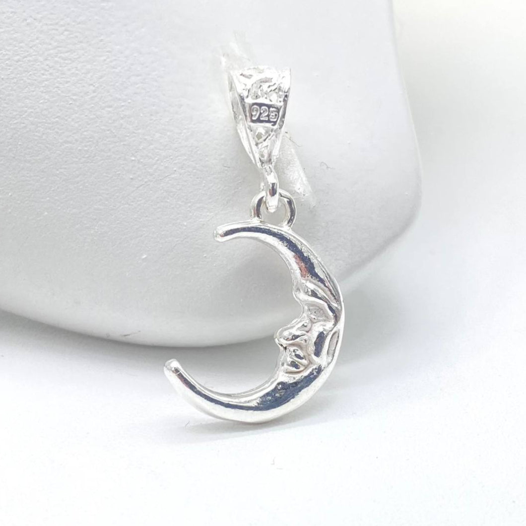 DIJE LUNA PLATA 925