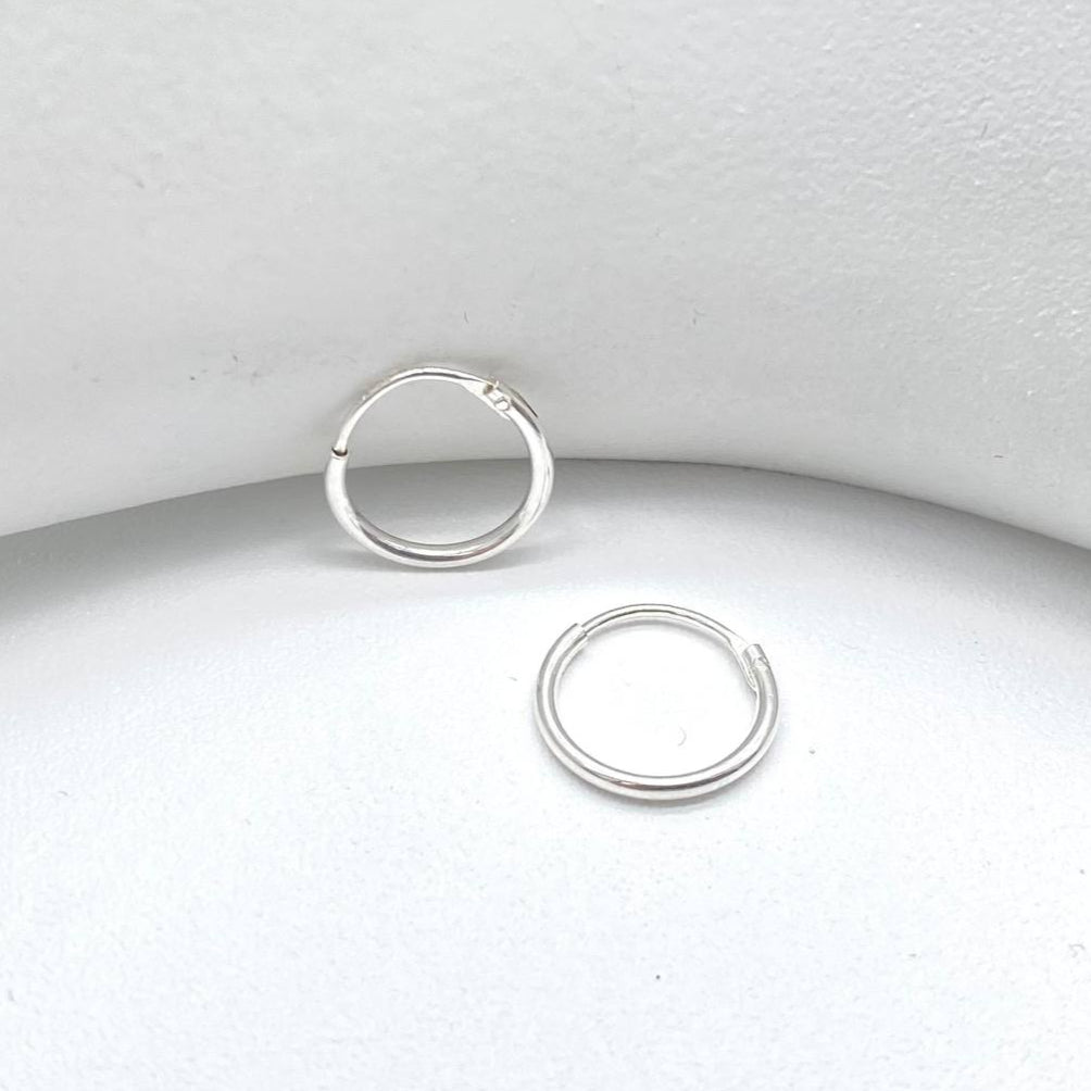 ARRACADA MINI LISA PLATA 925