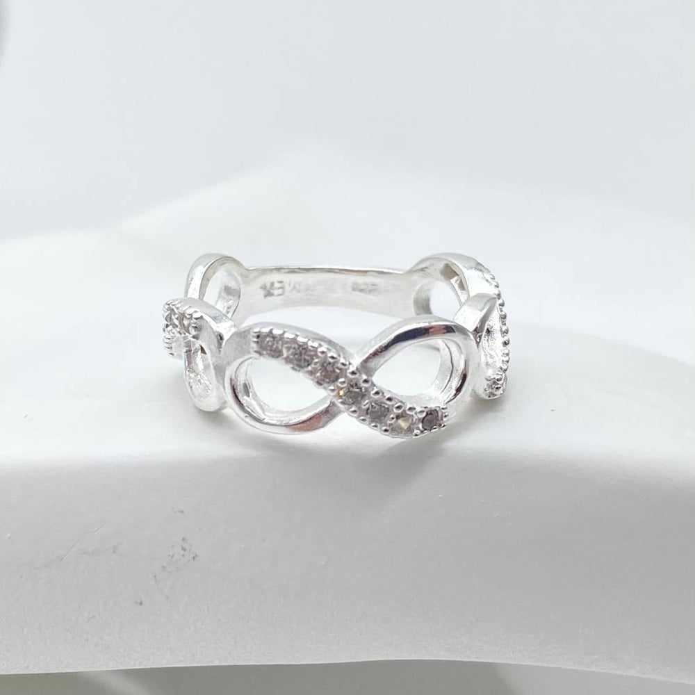 ANILLO 3 INFINITOS PLATA 925