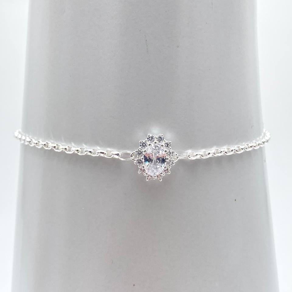 PULSO FLOR PLATA 925