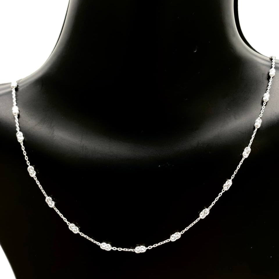 CADENA BARRIL PLATA 925