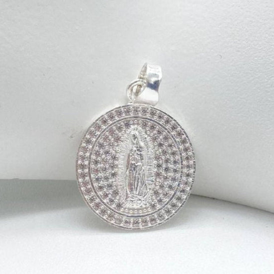 MEDALLA VIRGEN DE GUADALUPE BRILLANTE