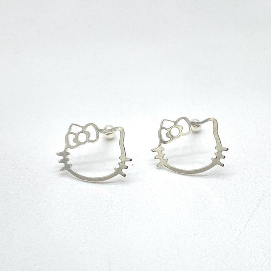 BROQUEL KITTY PLATA 925