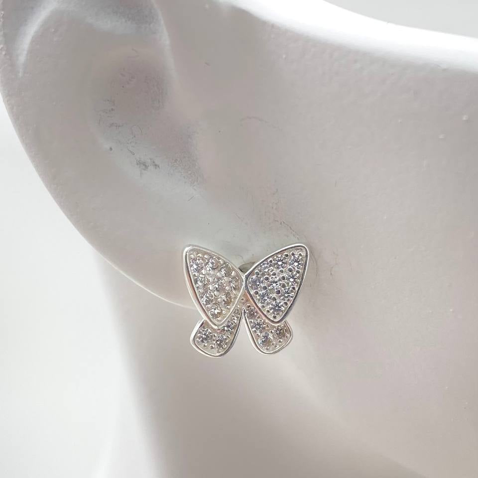 ARETE MARIPOSA PLATA 925