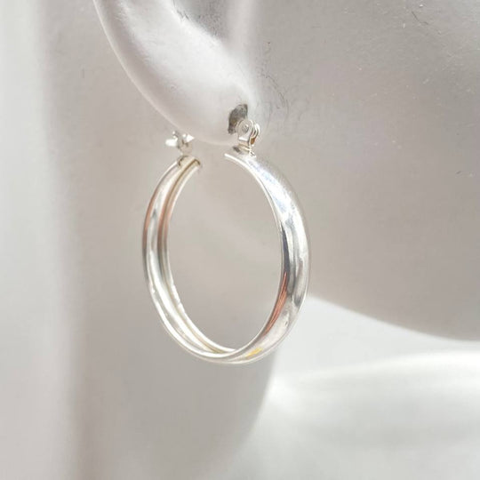ARRACADA LISA PLATA 925