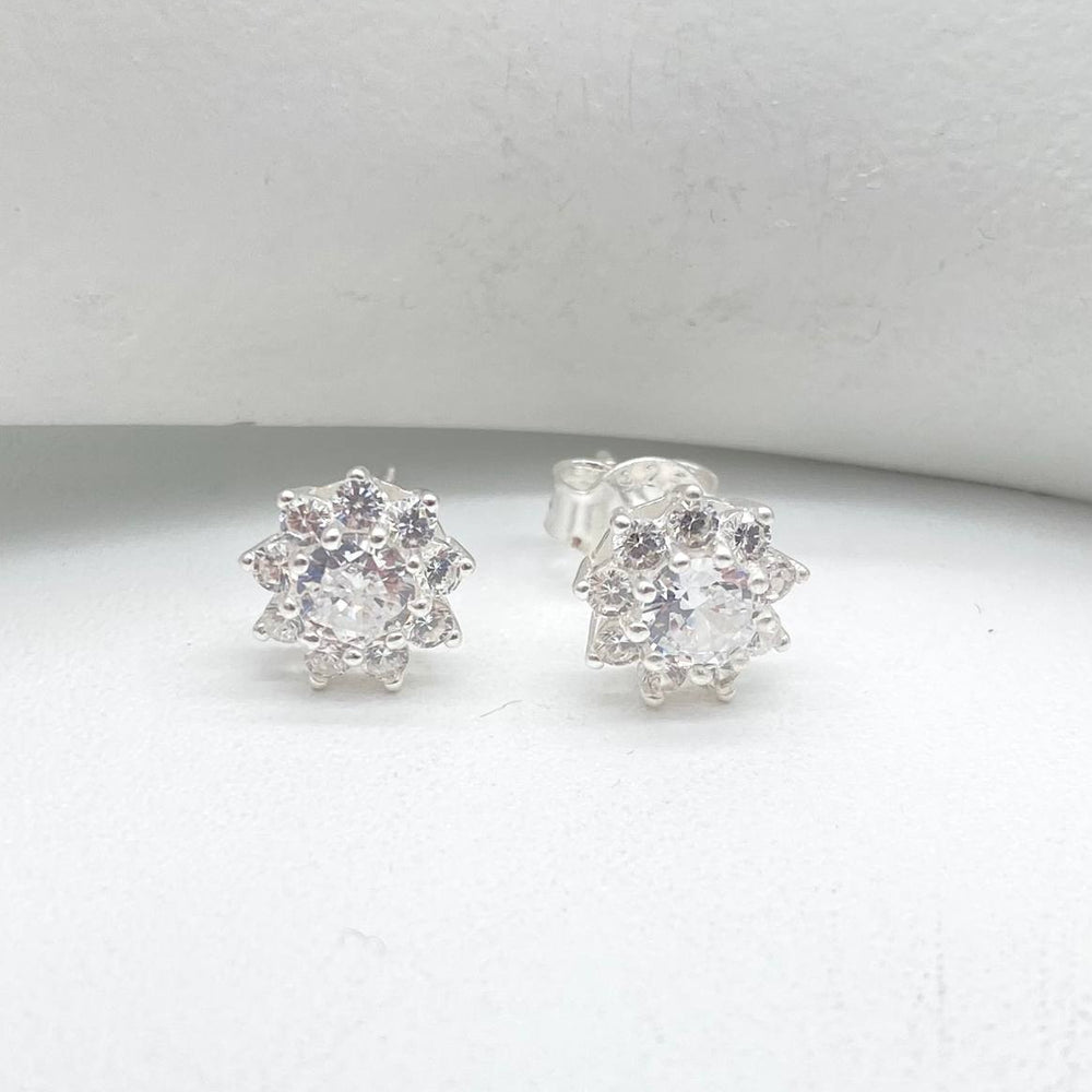 ARETE FLOR MINI PLATA 925