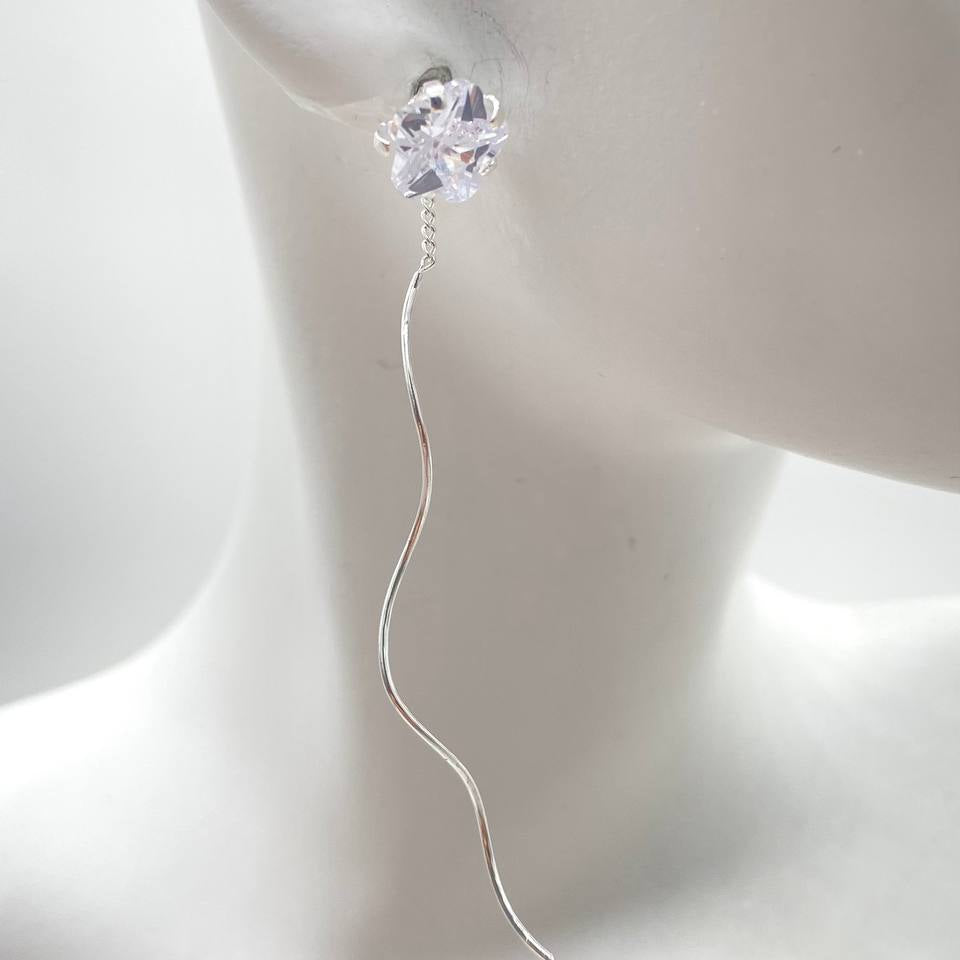 ARETE FLOR PLATA 925