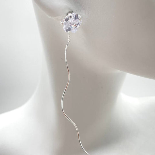 ARETE FLOR PLATA 925