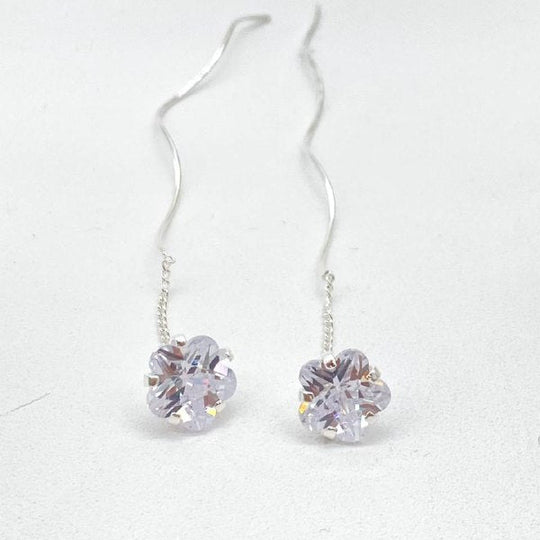 ARETE FLOR PLATA 925