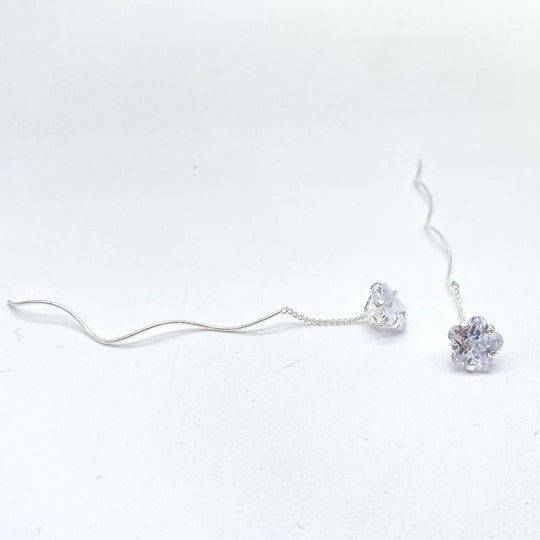 ARETE FLOR PLATA 925