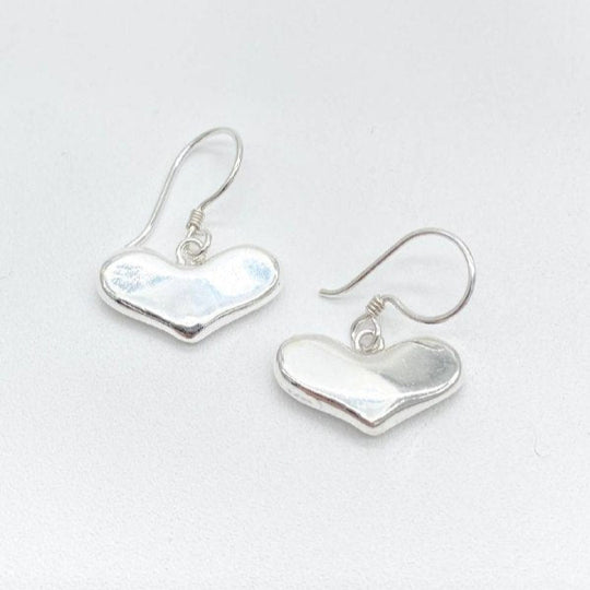 ARETE COLGANTE DE CORAZON PLATA 925