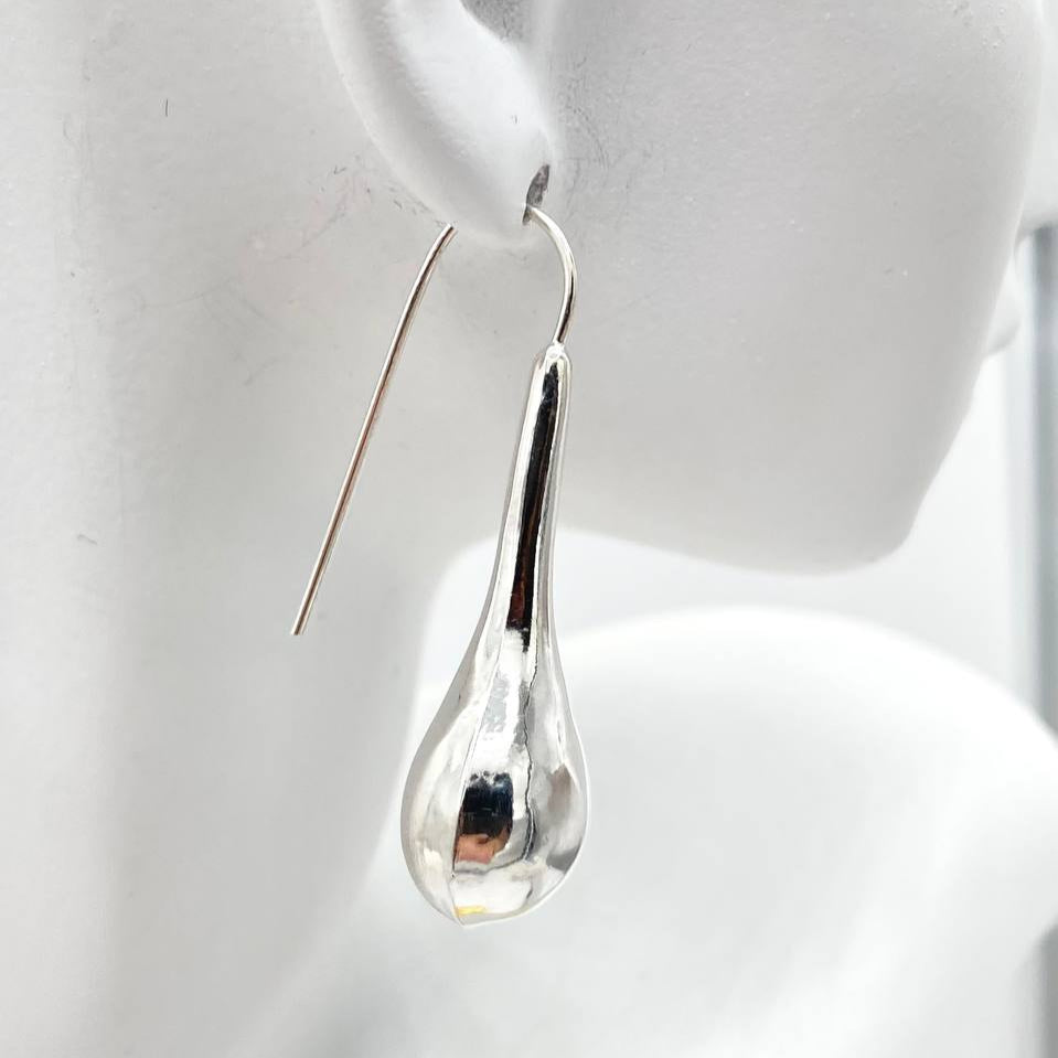 ARETE PERA COLGANTE PLATA 925