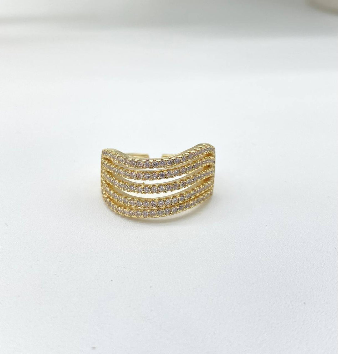 ANILLO CHUNKY ZIRCONIA