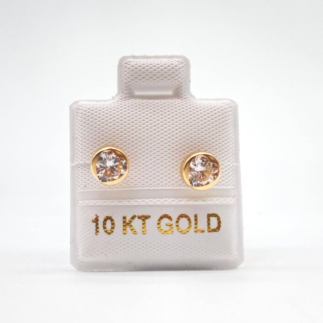 BROQUEL ORO 10K CILINDRO CORAZON