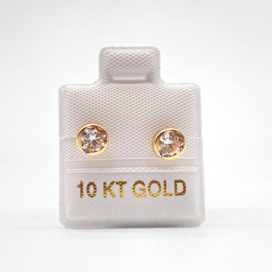 BROQUEL ORO 10K CILINDRO CORAZON