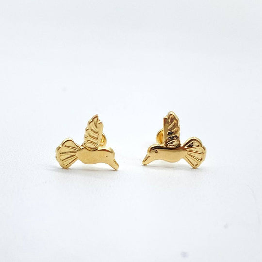 BROQUEL ORO 10K COLIBRI