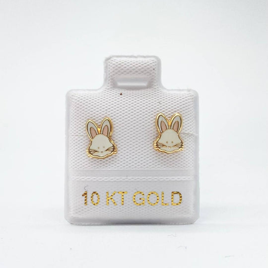 BROQUEL ORO 10K CONEJITO