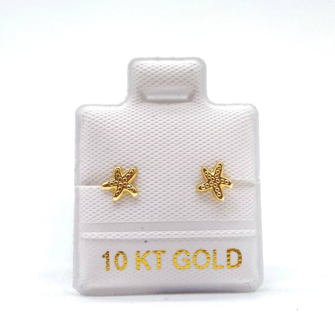 BROQUEL ORO 10K ESTRELLA DE MAR