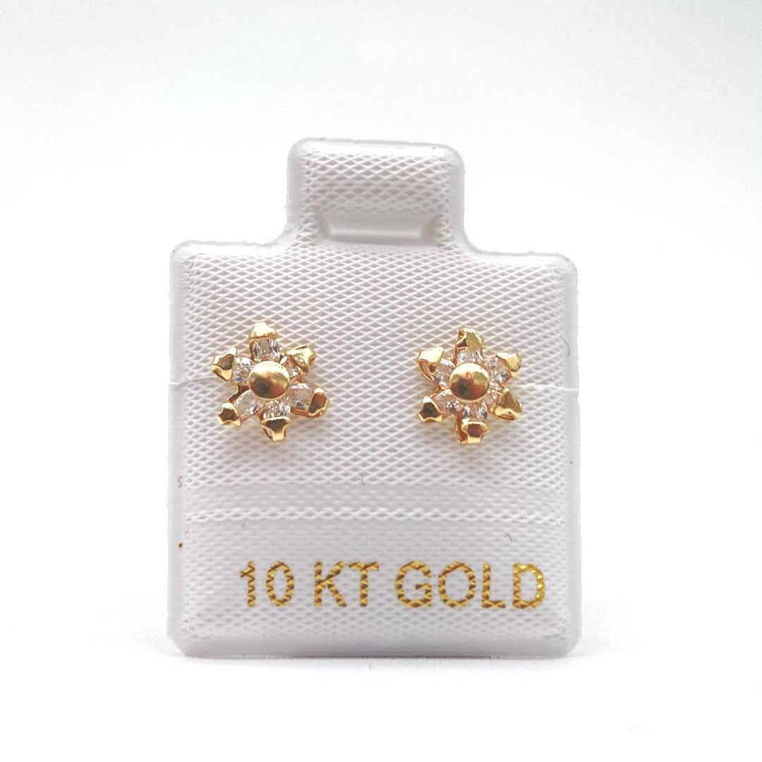 BROQUEL ORO 10K FLOR REHILETE