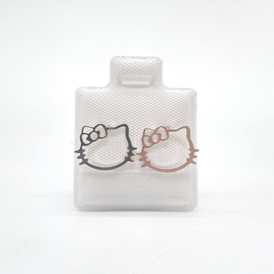 BROQUEL KITTY PLATA 925