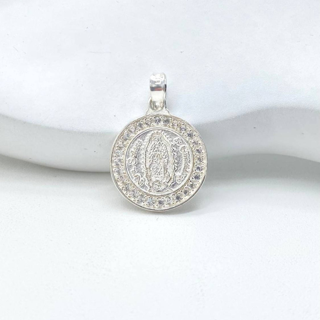 MEDALLA VIRGEN GUADALUPE PLATA 925
