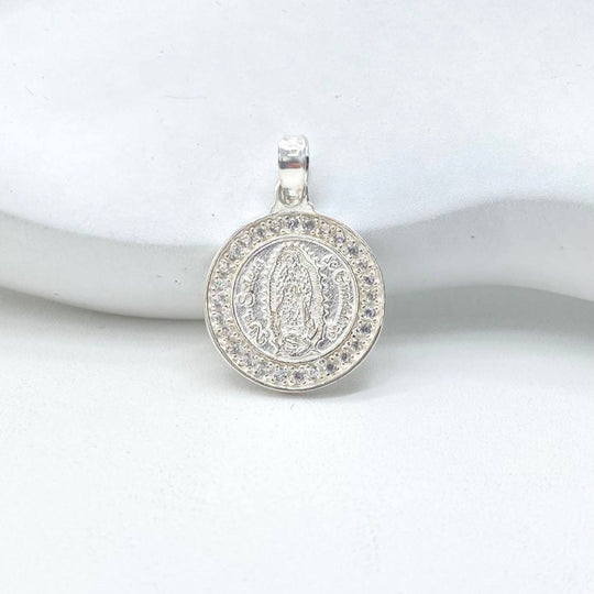 MEDALLA VIRGEN GUADALUPE PLATA 925
