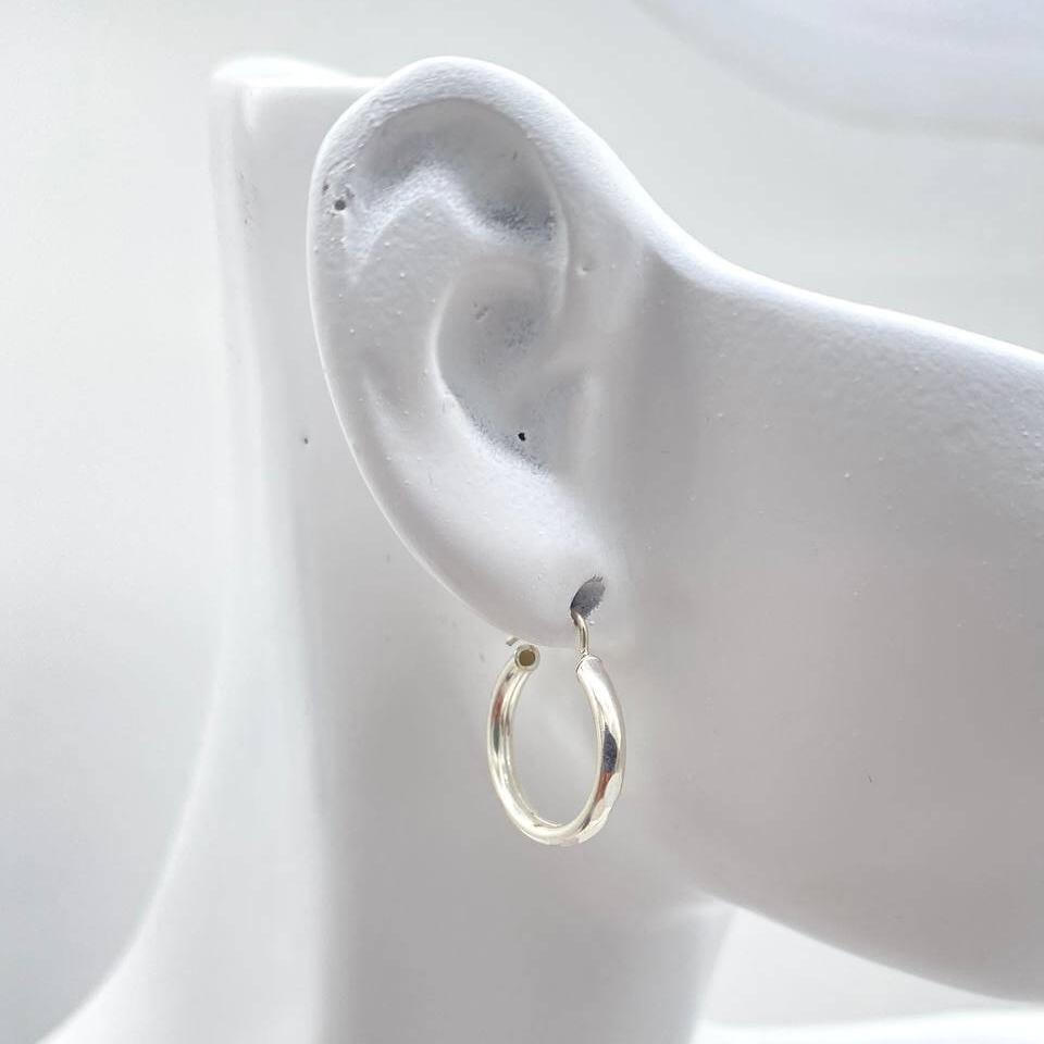 ARRACADA FACETADA PLATA 925