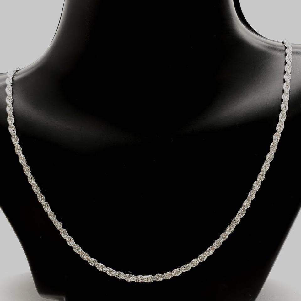 CADENA TORSAL PLATA 925