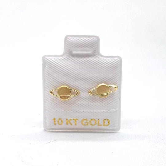 BROQUEL saturno ORO 10K