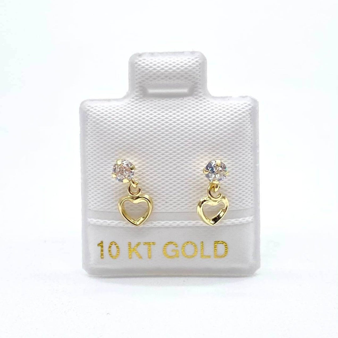 BROQUEL CORAZON COLGANTE 10K