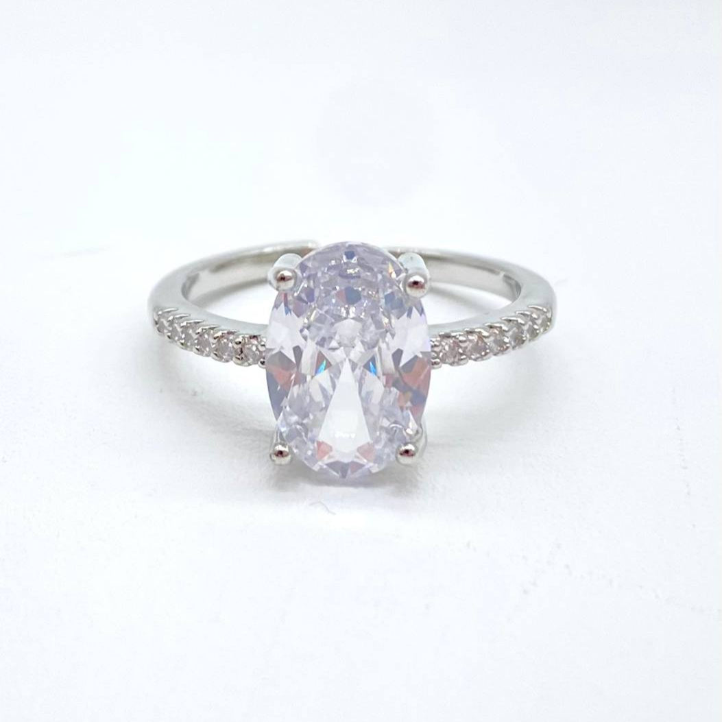 ANILLO SOLITARIO OVAL