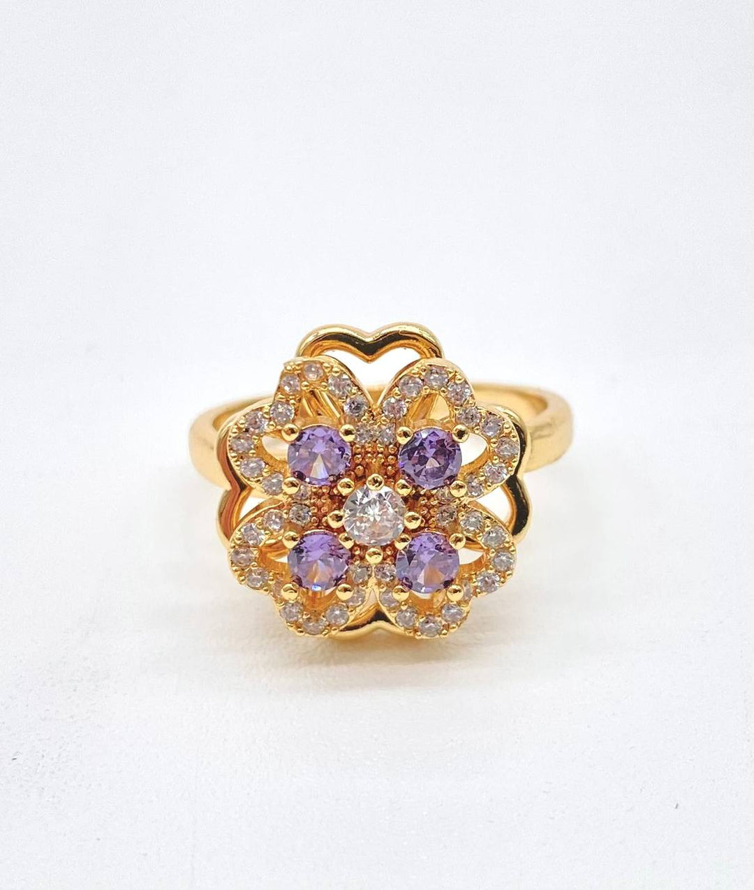 ANILLO FLOR GIRATORIO