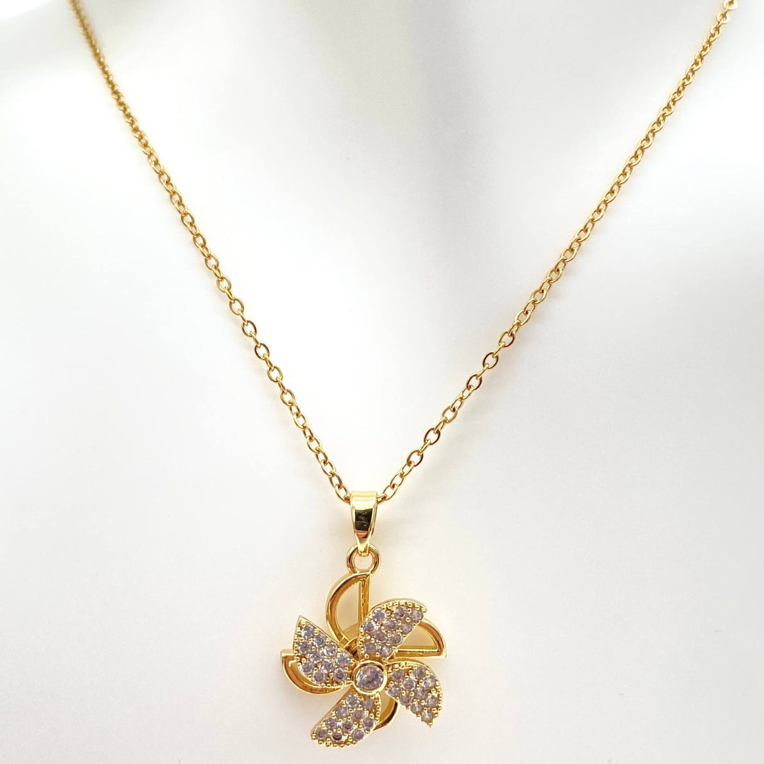 CADENA CON DIJE GIRATORIO