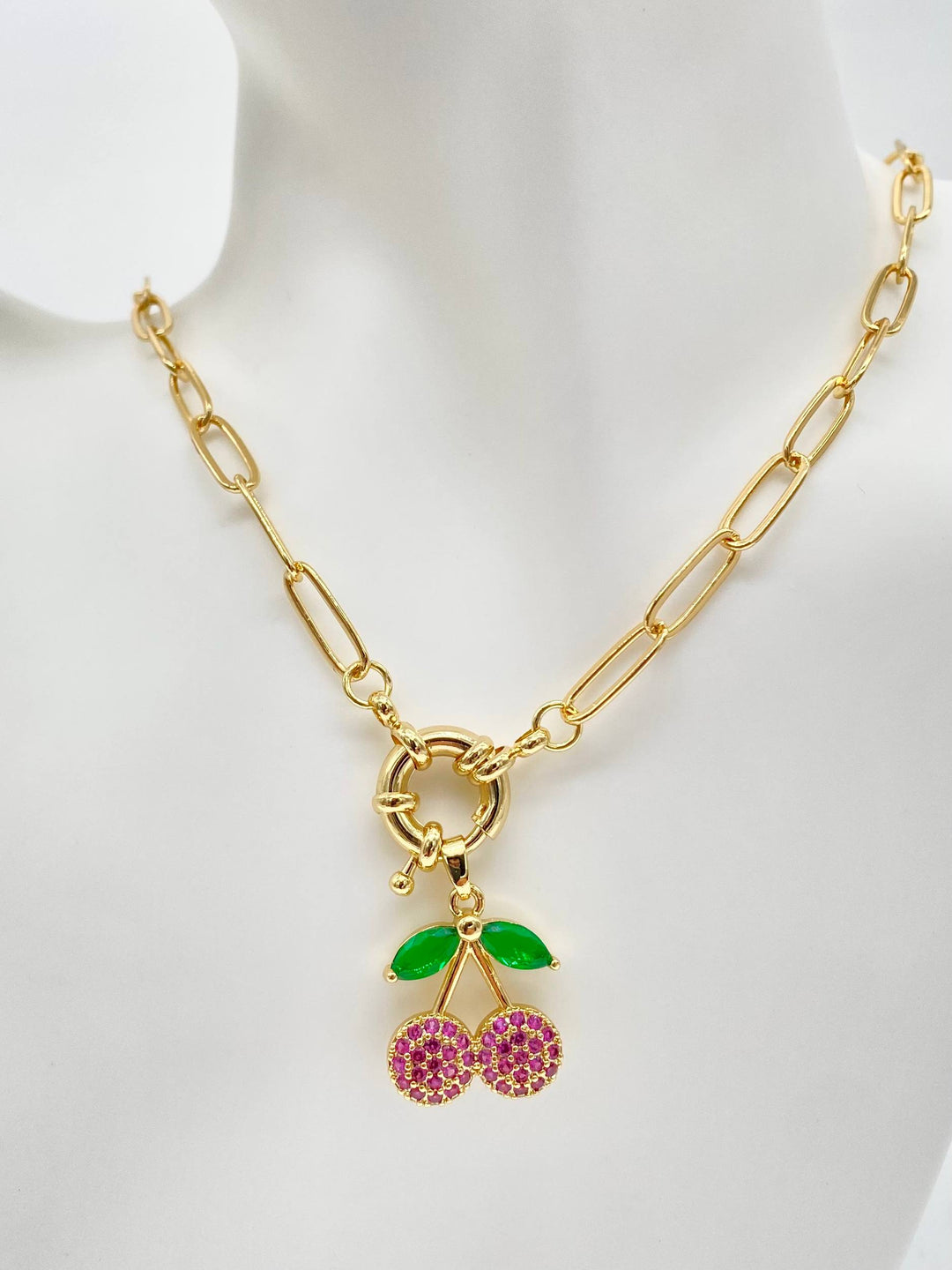 CADENA ESLABON CON CEREZA